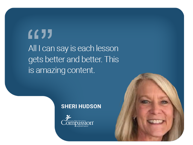 Compassion International - Sheri Hudson - Donor Story eCourse