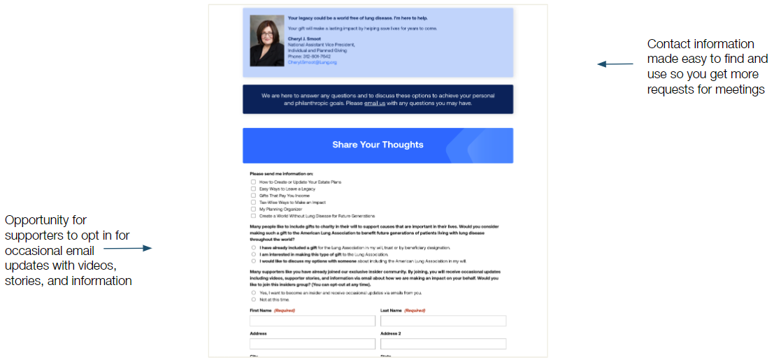 Digital newsletter example pt 3 - Amer Lung Assc