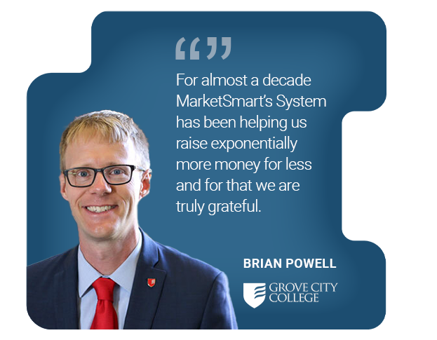 Grove City College - Brian Powell - for almost a decade MarketSmarts system2